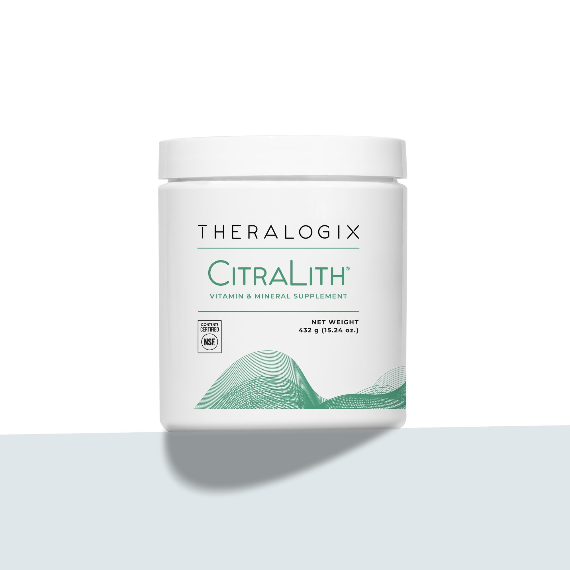 Theralogix CitraLith en entorno de cocina mostrando uso cotidiano y mezclado sencillo