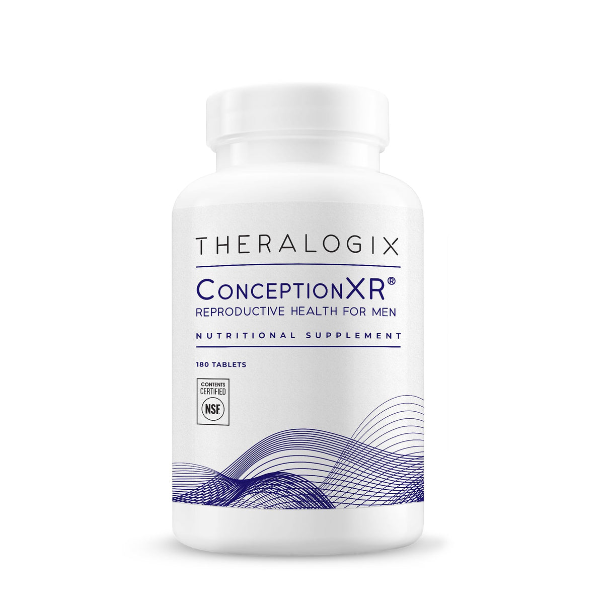 Theralogix ConceptionXR frontal del envase mostrando la marca y beneficio de apoyo reproductivo