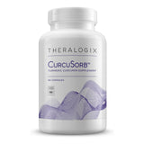 Theralogix CurcuSorb vista frontal del envase mostrando pureza y suministro