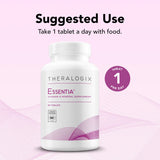 Theralogix Essentia tableta en mano para comparar escala y dosificación práctica