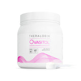Theralogix Ovasitol vista frontal del envase mostrando la marca y beneficio de pureza