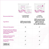 Theralogix Ovasitol Plus etiqueta nutricional destacando dosis y ingredientes clave