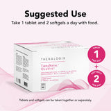 Theralogix primer plano de softgel que resalta textura oleosa