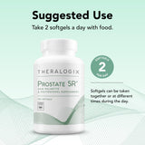 Theralogix cápsula en mano que muestra tamaño y dosificación diaria