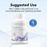 Theralogix Remplir etiqueta con sello NSF, garantiza pureza y verificación