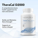 Theralogix TheraCal D2000 integrado en rutina diaria, beneficio de adherencia al suplemento