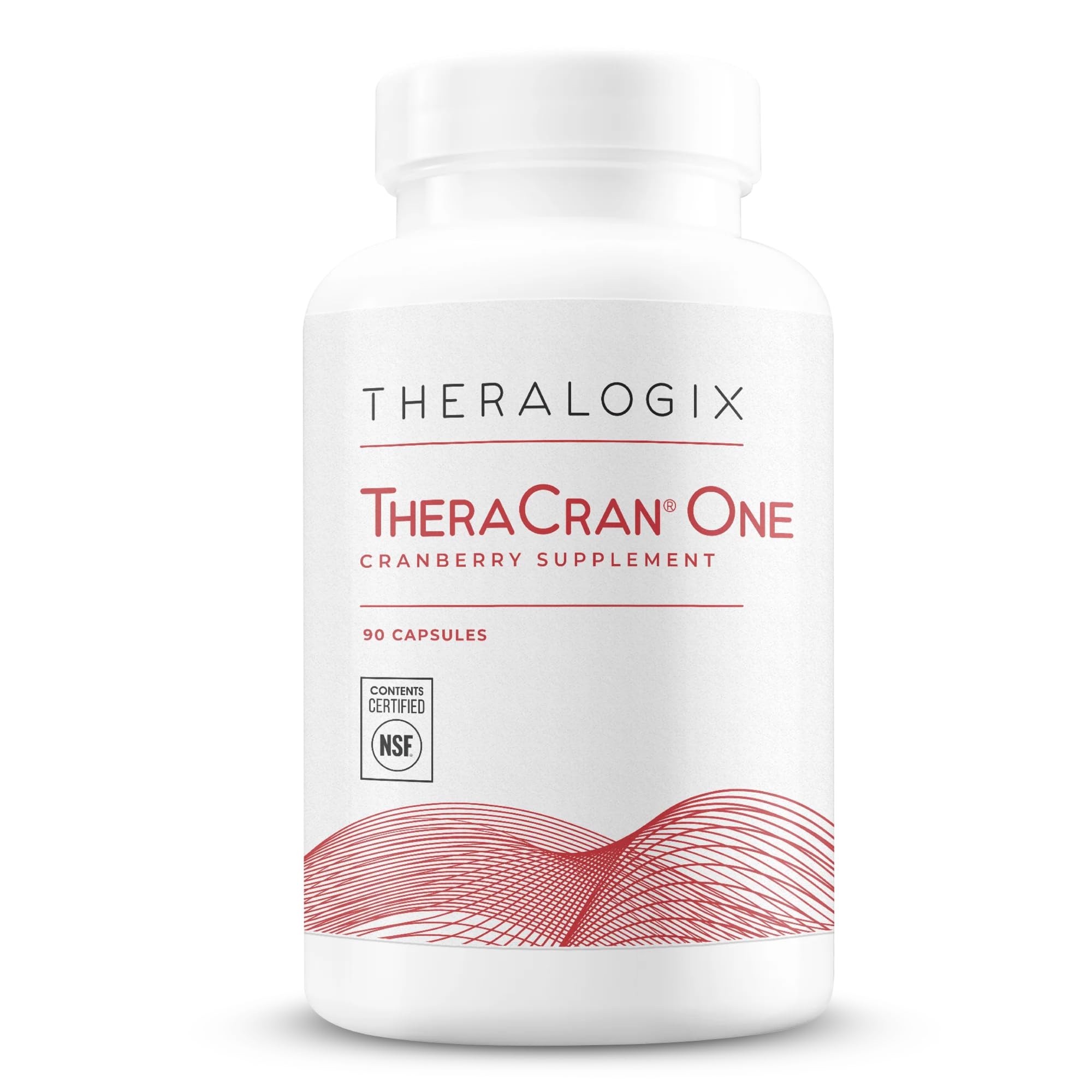 Theralogix TheraCran One vista frontal mostrando el envase y beneficio de soporte urinario