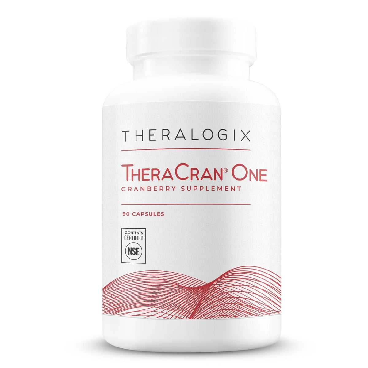Theralogix TheraCran One vista frontal mostrando el envase y beneficio de soporte urinario