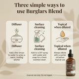 THIEVA adicionada a mezcla de limpieza DIY para fragancia natural