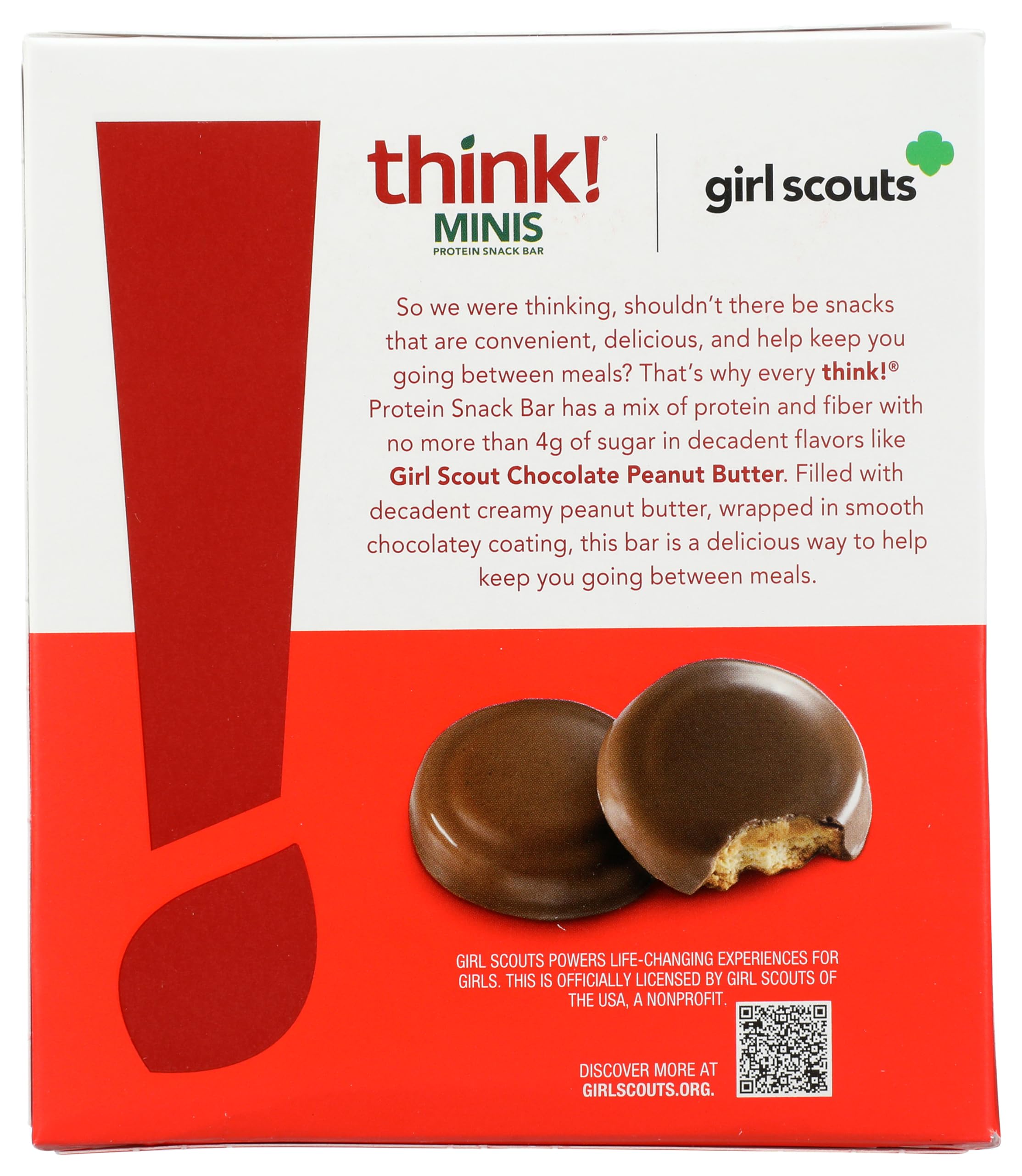 Think! detalle interior y textura para apreciar sabor y proteína
