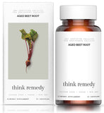 Think Remedy frente del envase mostrando sello orgánico y beneficios