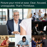 ThinkEase cápsula junto a moneda para comparar tamaño y dosificación