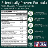 ThinkEase etiqueta con lista de ingredientes y dosificación visible