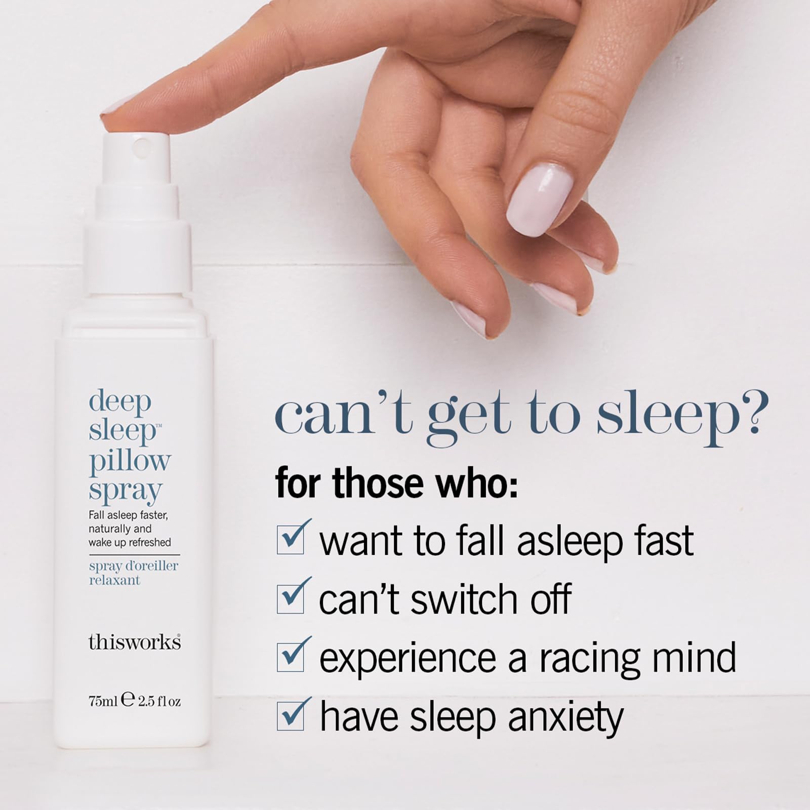 THISWORKS detalle del diseño de la botella para reconocer el producto fácilmente