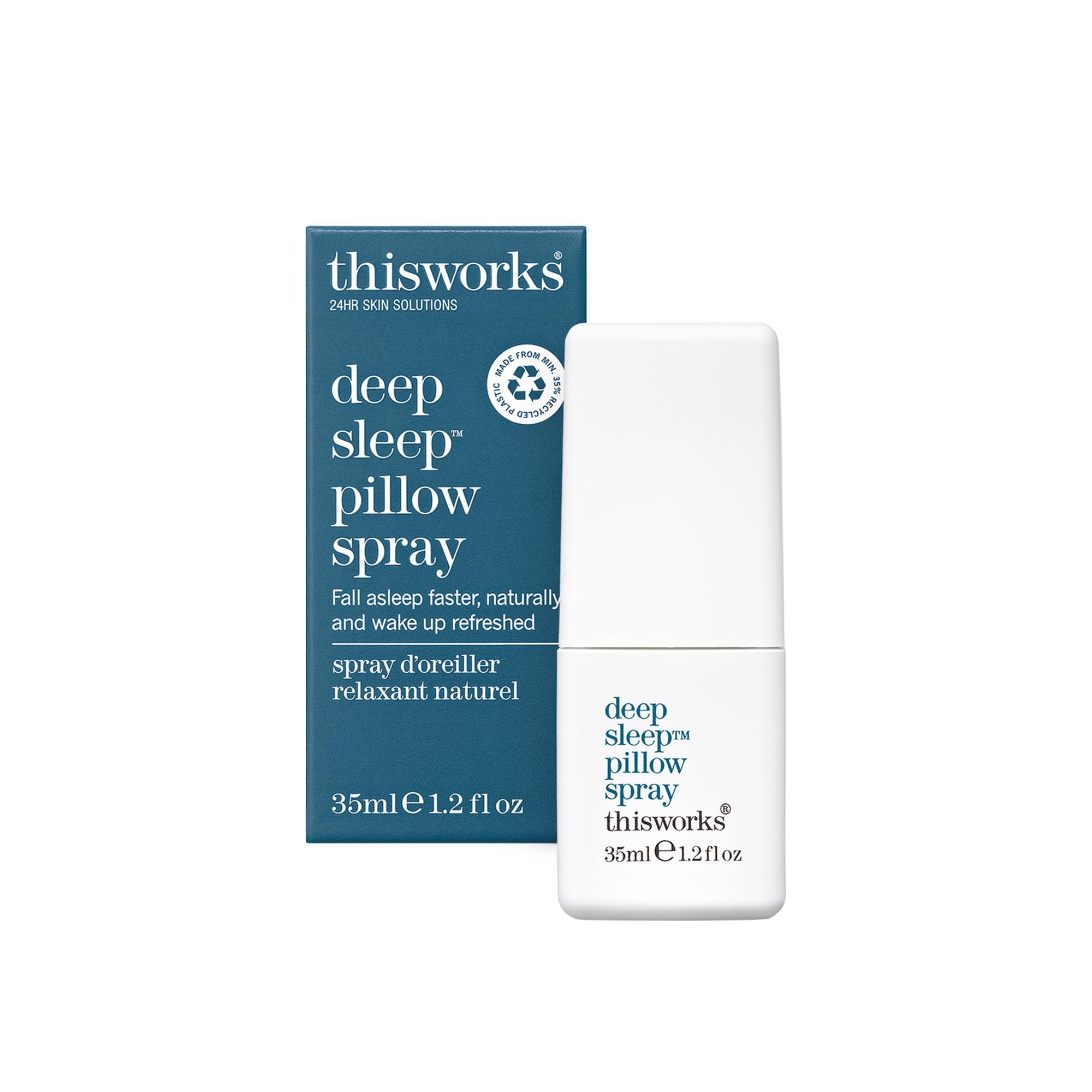 THISWORKS frasco frontal mini 35 ml mostrando tamaño y diseño para llevar