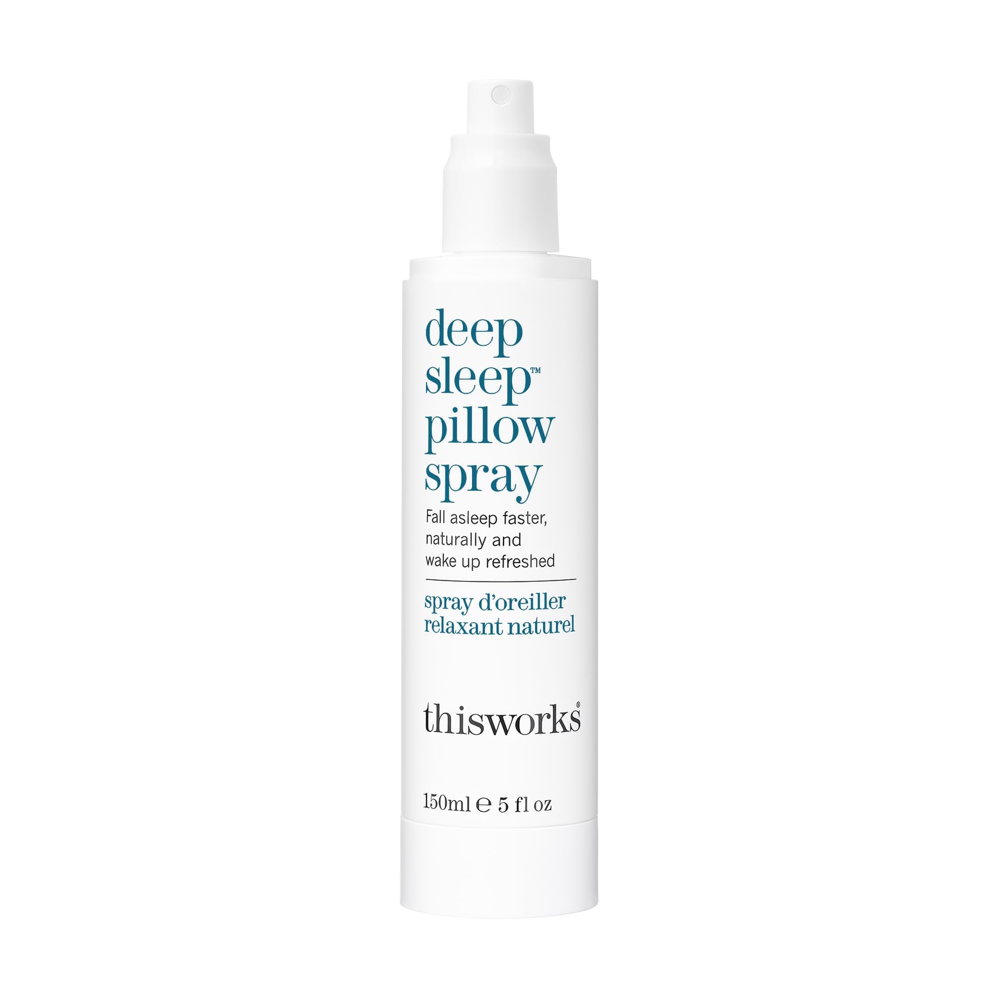 THISWORKS frasco frontal mostrando diseño y beneficio relajante