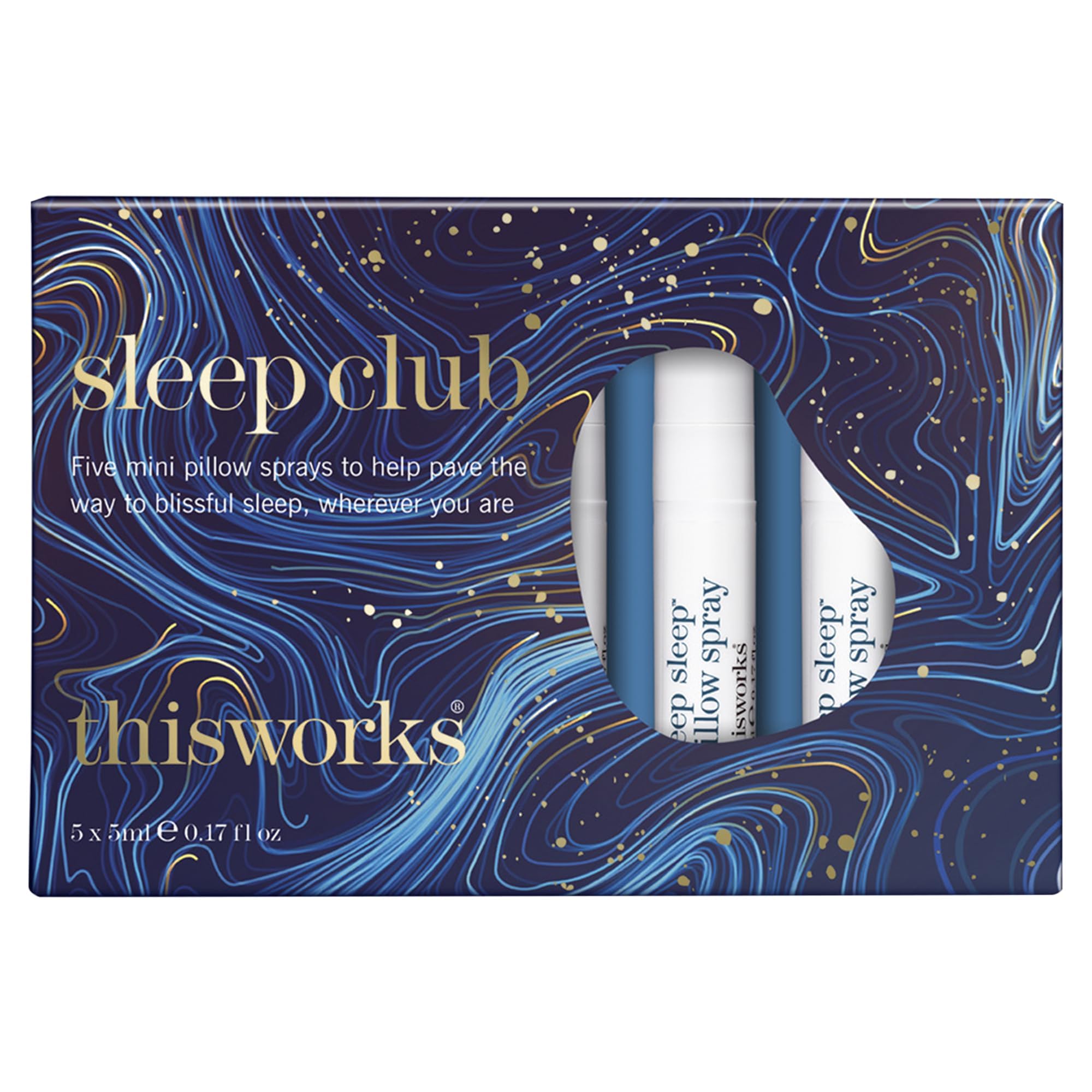 THISWORKS estuche frontal con cinco sprays Deep Sleep para descanso portátil