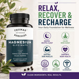 Thomas' all-natural Remedies detalle de cápsulas veganas mostrando textura suave