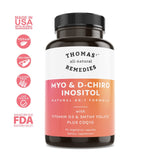Thomas' all-natural Remedies cápsulas abiertas mostrando contenido y calidad