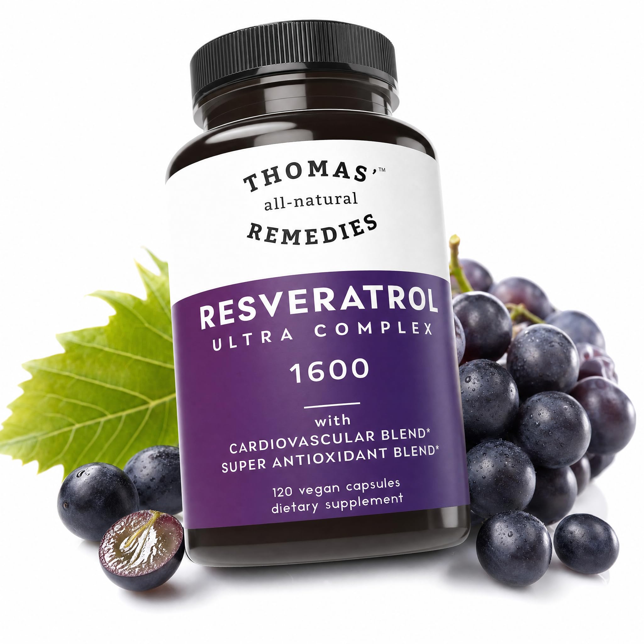 Thomas' all-natural Remedies ingredientes naturales: semilla de uva y remolacha en primer plano