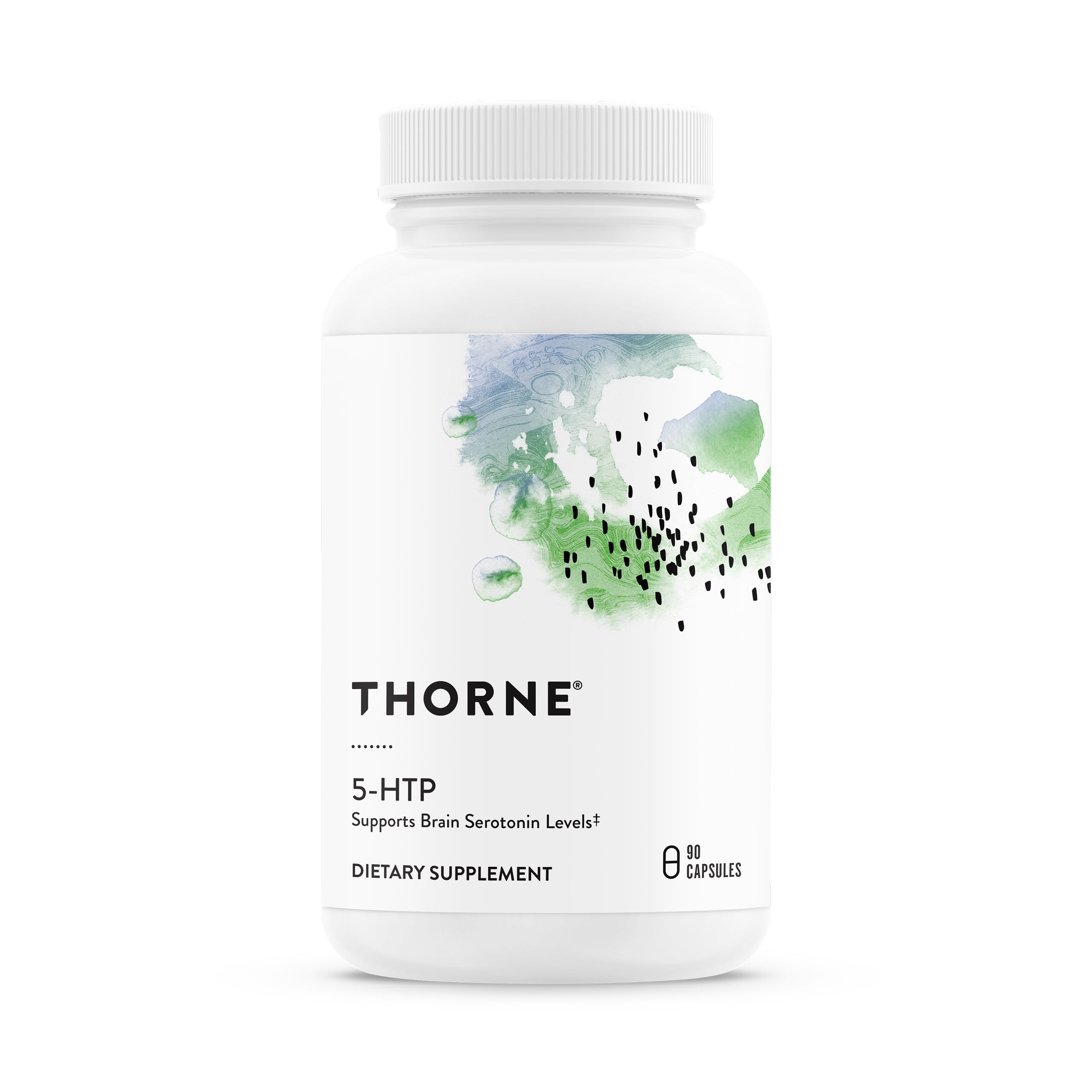 THORNE bote frontal mostrando etiqueta y beneficios para el sueño
