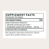 THORNE foco en extracto de boswellia y phytosome para mejor absorción