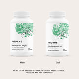 THORNE etiqueta con ingredientes clave para transparencia y confianza
