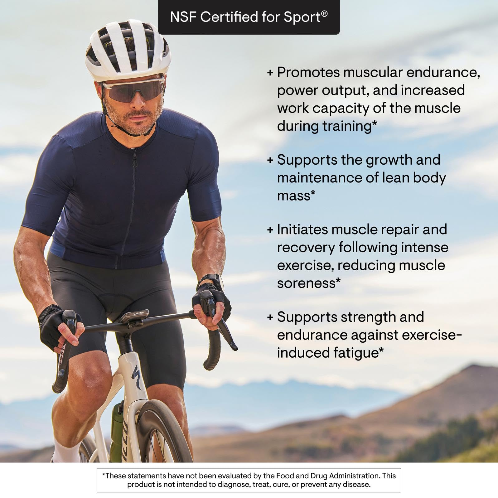 THORNE etiqueta con información nutricional y certificación NSF verificable