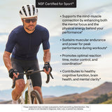 THORNE etiqueta nutricional y sello NSF Certified for Sport para seguridad