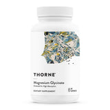 THORNE frasco delante mostrando diseño y dosis claras