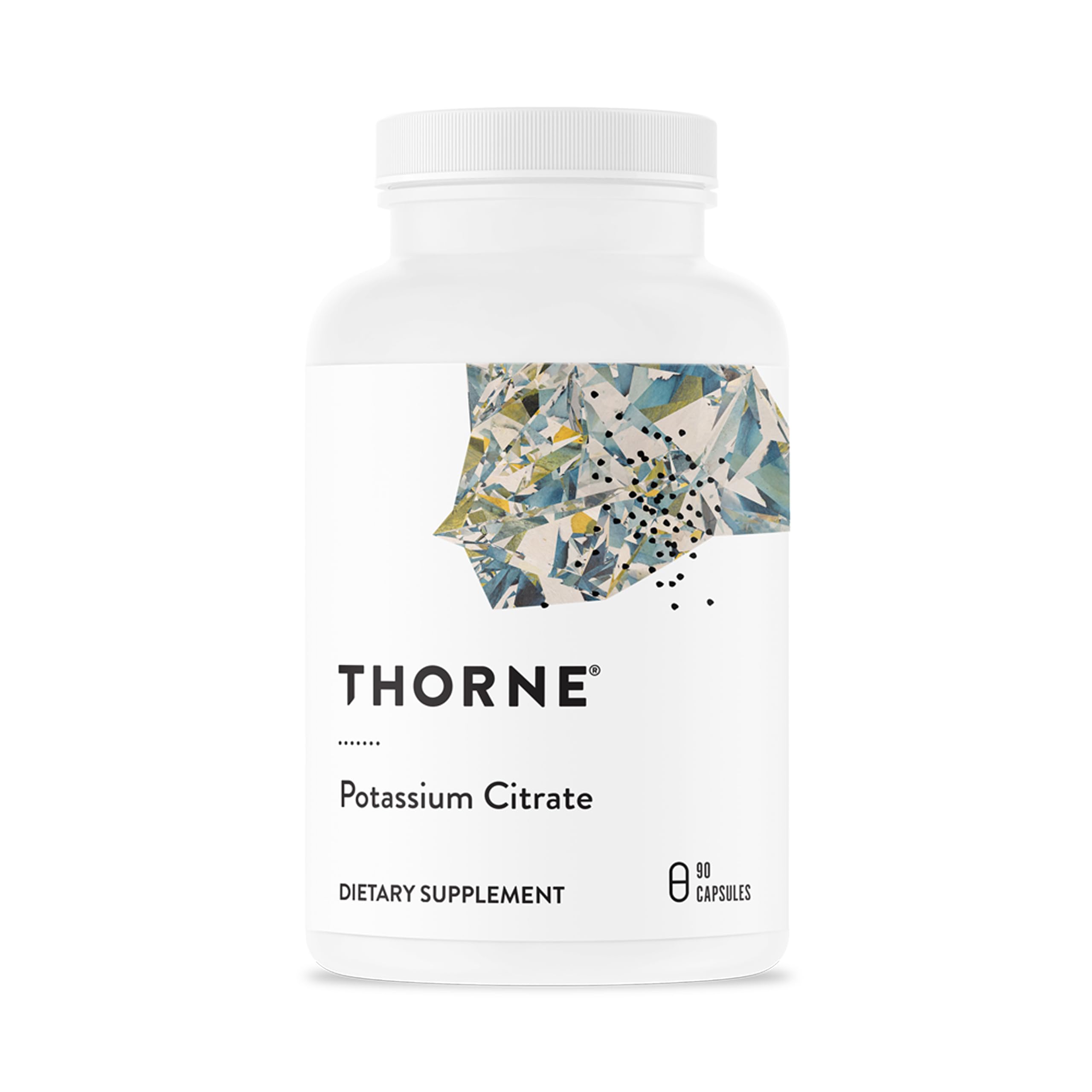 THORNE frasco frontal mostrando etiqueta y beneficios