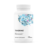 THORNE frasco frontal mostrando diseño y confianza en suplementación