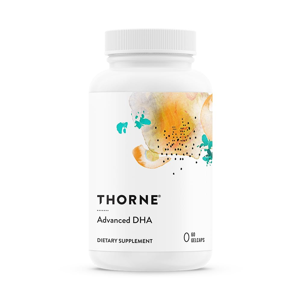 THORNE frente del empaque mostrando suplemento y beneficios claros