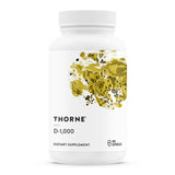 THORNE frente del envase mostrando diseño claro y cantidad de cápsulas