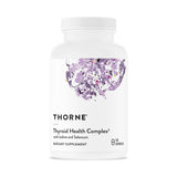THORNE frente del envase mostrando 120 cápsulas y confianza en calidad