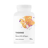 THORNE frasco frontal mostrando etiqueta y beneficio de digestión