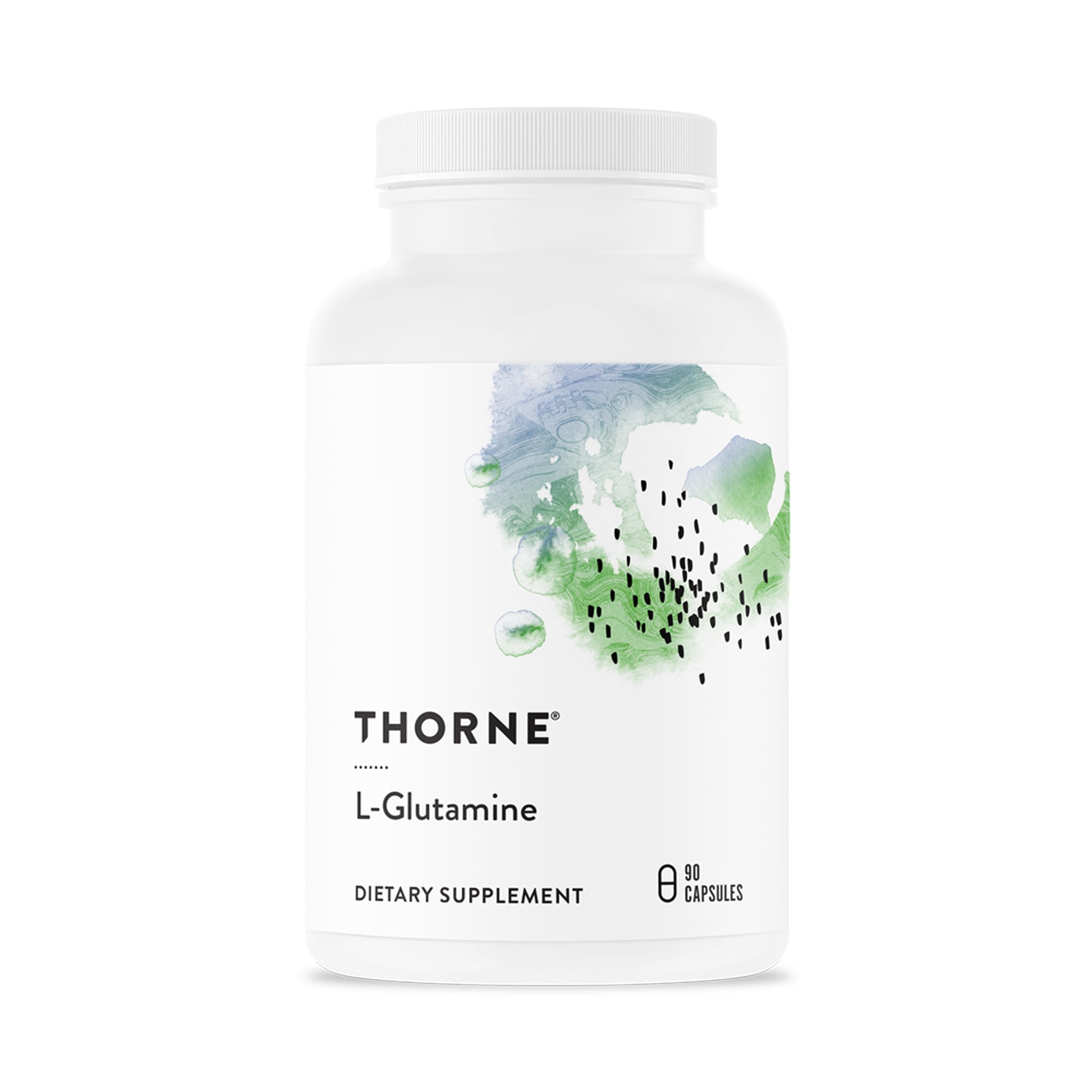 THORNE frente del envase mostrando la marca y beneficio de pureza