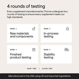 THORNE ingredientes naturales empleados en MediClear-SGS visual nutricional