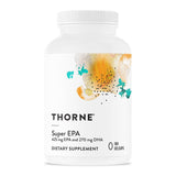 THORNE frasco frontal mostrando 180 cápsulas y claridad del producto