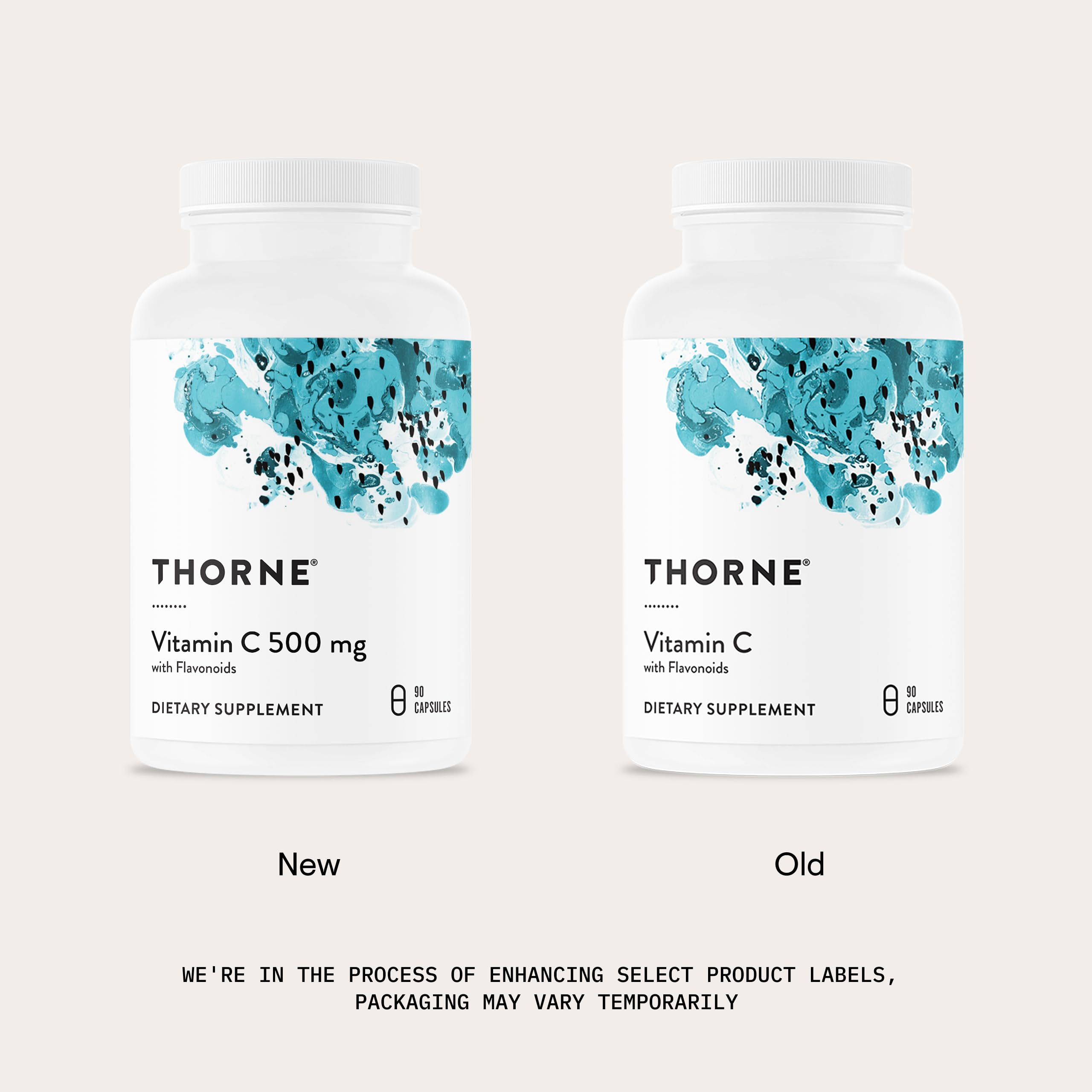 THORNE tableta en primer plano con textura y aspecto sólido beneficioso