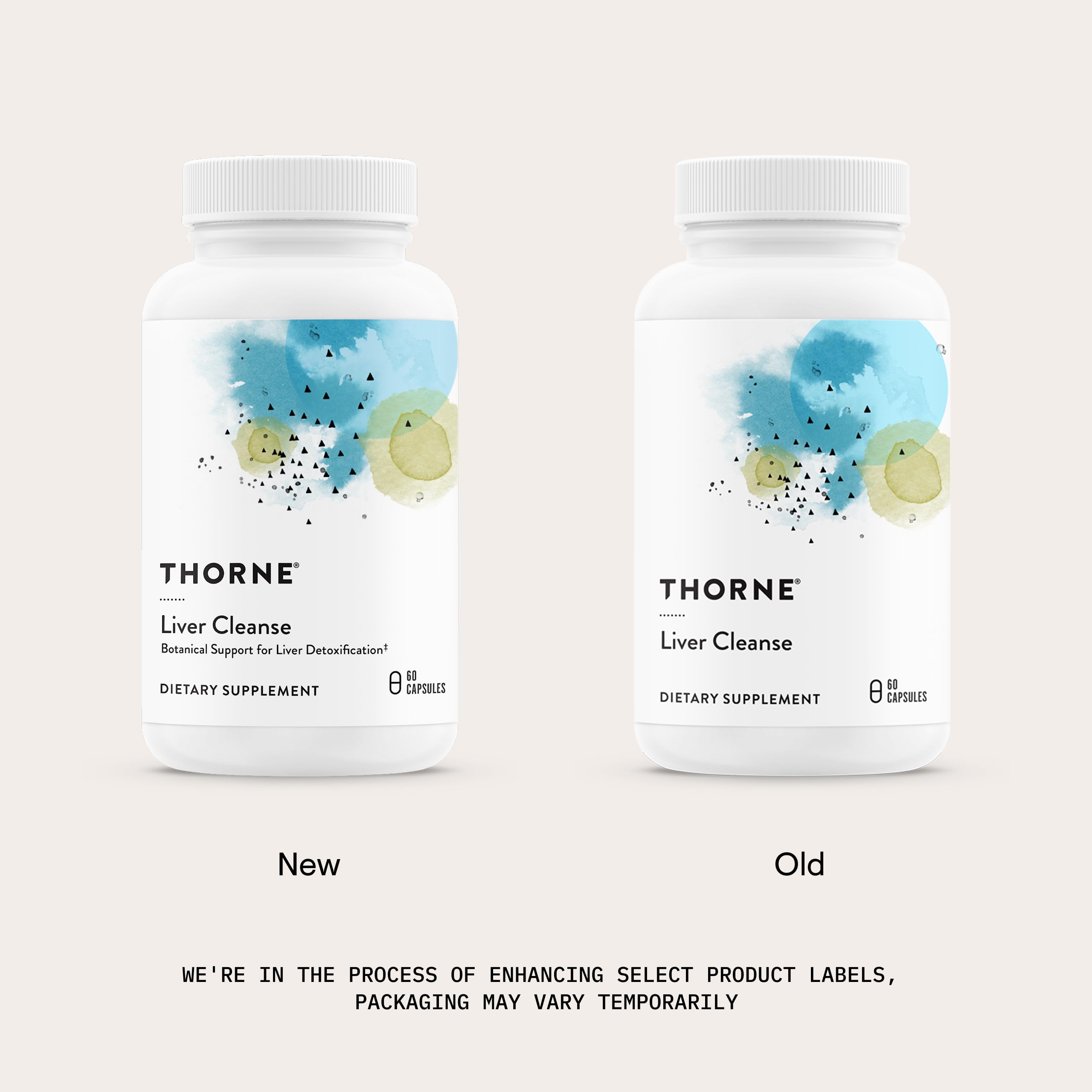 THORNE cápsula en detalle muestra textura y absorción visible
