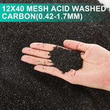 Textura del carbón Threlaco granular 12x40 mostrando porosidad y eficiencia
