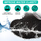 Carbón Threlaco instalado en filtro de agua doméstico para mejor sabor