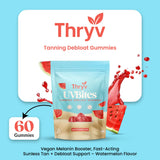 Thryv gomita primer plano que revela textura y atractivo para facilitar consumo