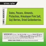 Thunderbird detalle de textura con dátiles y nueces para ver ingredientes reales