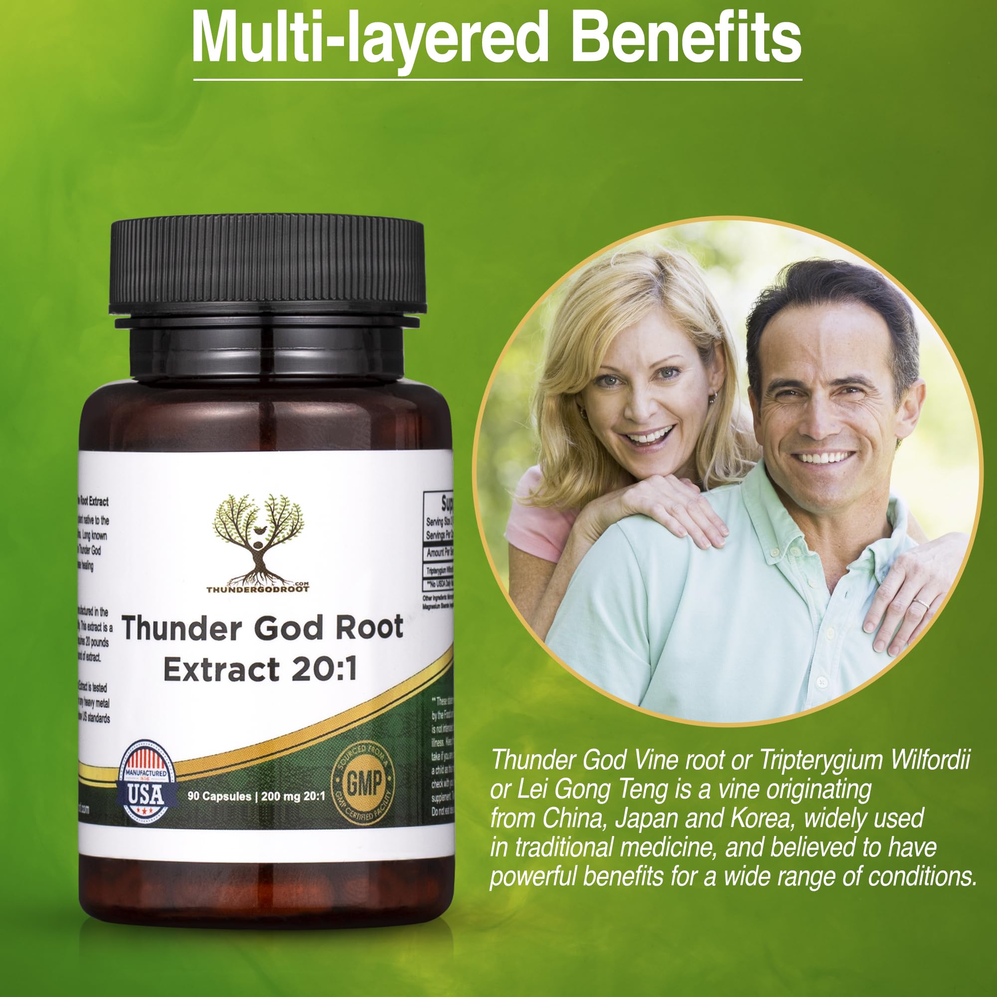ThunderGodRoot.com cápsulas en mano fácil de tragar conveniencia