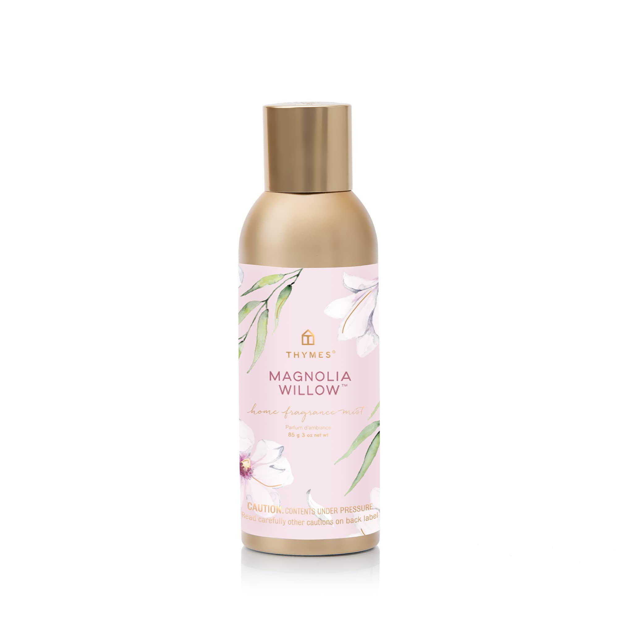 Thymes botella frontal Magnolia Willow mostrando diseño y elegancia
