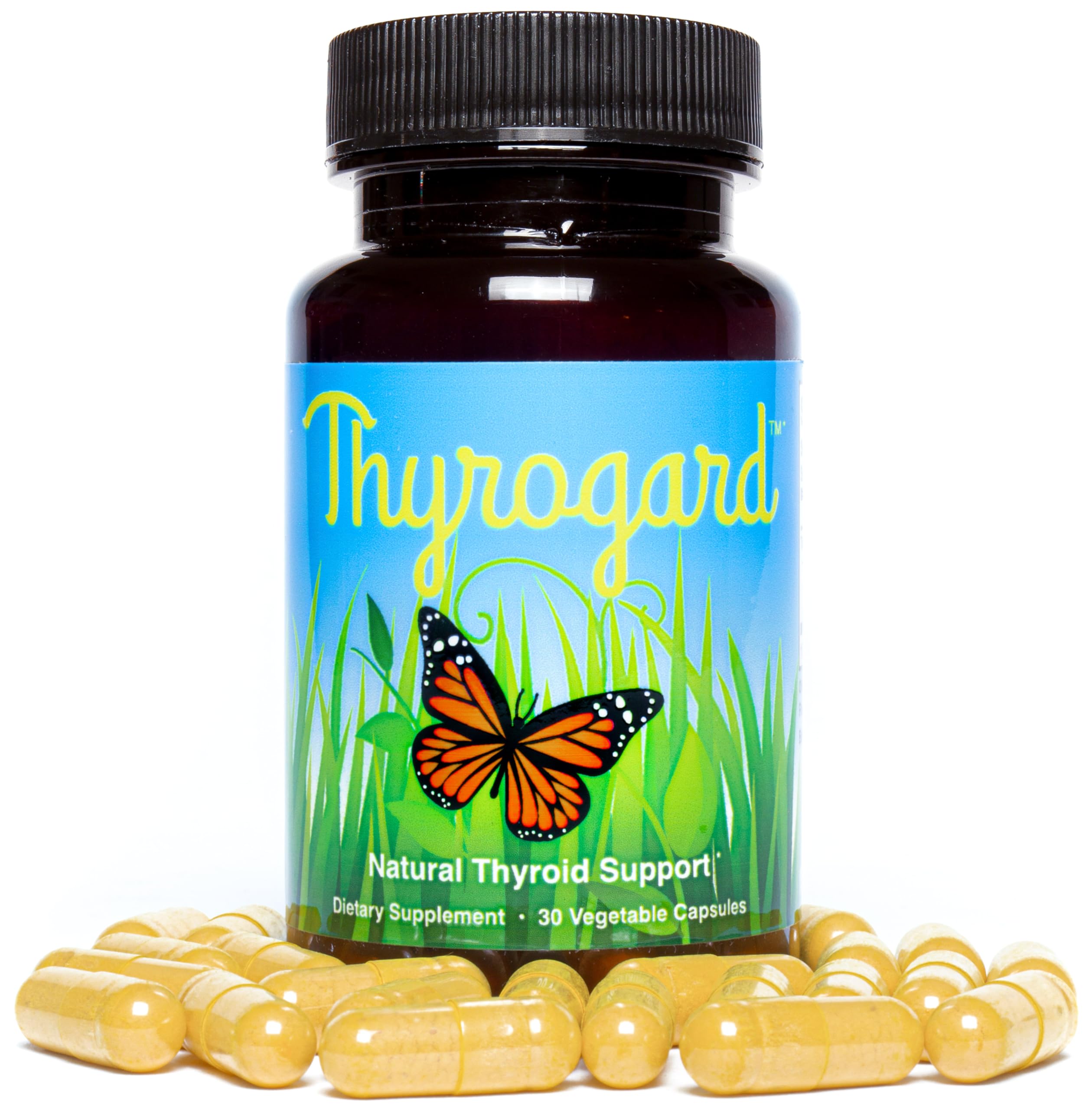 Thyrogard comparación de tamaño de cápsula para referencia visual