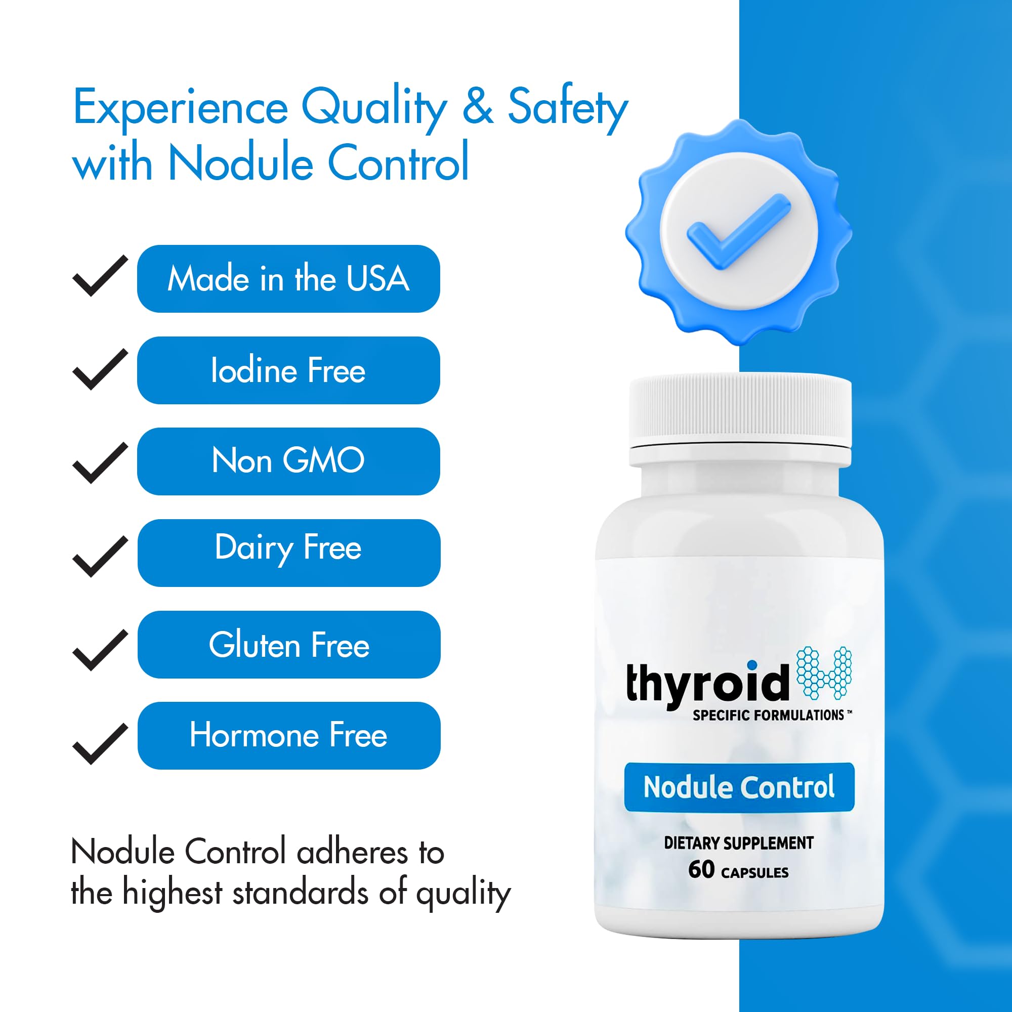 Thyroid Specific Formulations cápsulas visibles para dosificación y conveniencia