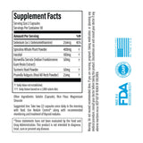 Thyroid Specific Formulations detalle de etiqueta con ingredientes y certificación GMP